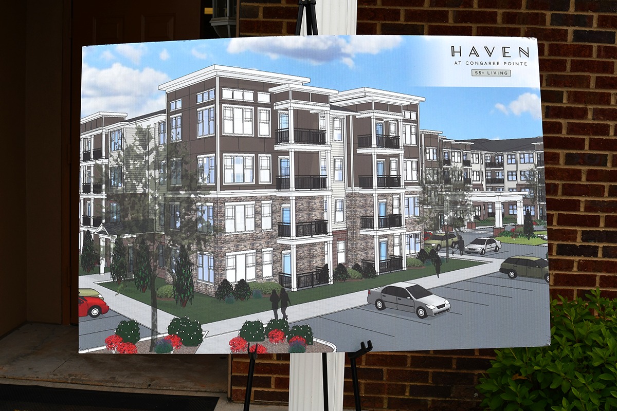 Rendering of what new Haven at Congaree Pointe will look like when completed